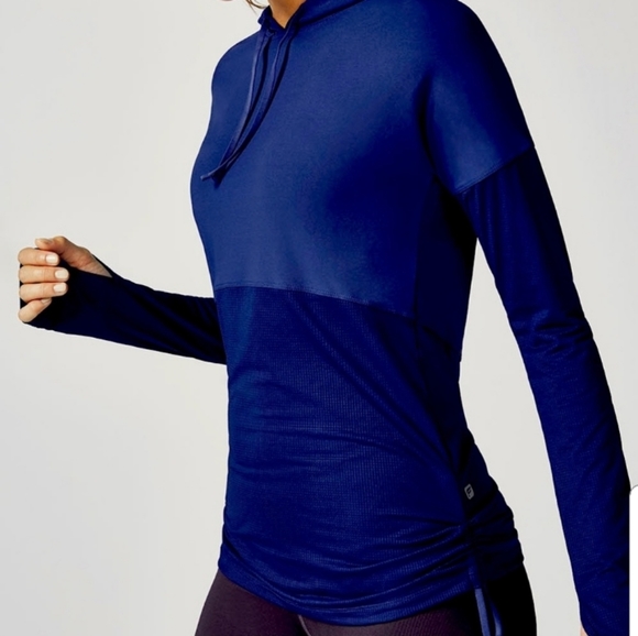 Fabletics Blue Cashel Hoodie Lightweight XXS - Picture 1 of 12